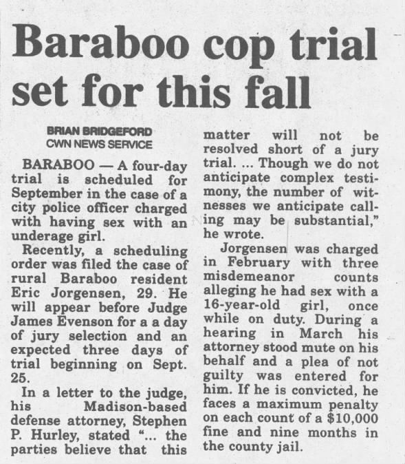 Clipping from The Daily Register